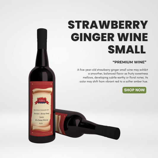 Strawberry Ginger Premium Wine Small